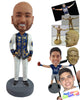 Custom Bobblehead Elegant man wearing beautiful fancy clothes - Leisure & Casual Casual Males Personalized Bobblehead & Action Figure