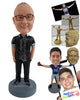 Custom Bobblehead Good guy with one hand inside pocket with nice clothes - Leisure & Casual Casual Males Personalized Bobblehead & Action Figure