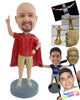 Custom Bobblehead Super sorporate worker wering nice jobe related clothing and cape - Leisure & Casual Casual Males Personalized Bobblehead & Action Figure