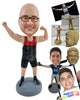 Custom Bobblehead Super muscular weightlifter showing all strength - Leisure & Casual Casual Males Personalized Bobblehead & Action Figure