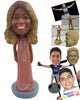 Custom Bobblehead Attractive bridesmaid waring a nice drss - Wedding & Couples Bridesmaids Personalized Bobblehead & Action Figure