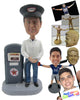 Custom Bobblehead Gas Station Staff Ready To Fill Your Car - Careers & Professionals Casual Males Personalized Bobblehead & Cake Topper