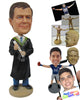 Custom Bobblehead Male Lawyer With Formal Attire With A Piece Of Paper In His Hand - Careers & Professionals Lawyers Personalized Bobblehead & Cake Topper