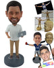 Custom Bobblehead Computer Geek Ready to hack the World - Careers & Professionals Architects & Engineers Personalized Bobblehead & Cake Topper