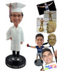 Custom Bobblehead Exuberant loking graduate gal with one hand on hip wearing cool casual shoes - Careers & Professionals Graduates Personalized Bobblehead & Action Figure