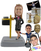 Custom Bobblehead Gorgeous Girl Wearing A Trendy Suit Selling Some Property - Careers & Professionals Corporate & Executives Personalized Bobblehead & Cake Topper