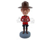 Custom Bobblehead Nice looking officer wearing tradtional clothes - Careers & Professionals Arms Forces Personalized Bobblehead & Action Figure