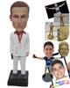 Custom Bobblehead Corporate Pal Ready For His Work Wearing Formal Attire - Careers & Professionals Corporate & Executives Personalized Bobblehead & Cake Topper