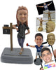 Custom Bobblehead Gorgeous Realtor Selling Property Wearing Trendy Dress And Jeans - Careers & Professionals Real Estate Agents Personalized Bobblehead & Cake Topper