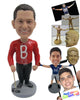 Custom Bobblehead Muscular Pal With Hammer In Hand Ready To Nail You Down - Sports & Hobbies Weight Lifting & Body Building Personalized Bobblehead & Cake Topper