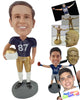 Custom Bobblehead Male Football Player Posing Moment Before The Match - Sports & Hobbies Football Personalized Bobblehead & Cake Topper