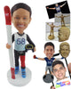 Custom Bobblehead Skier With His Essentials Ready For Skyer - Sports & Hobbies Skiing & Skating Personalized Bobblehead & Cake Topper