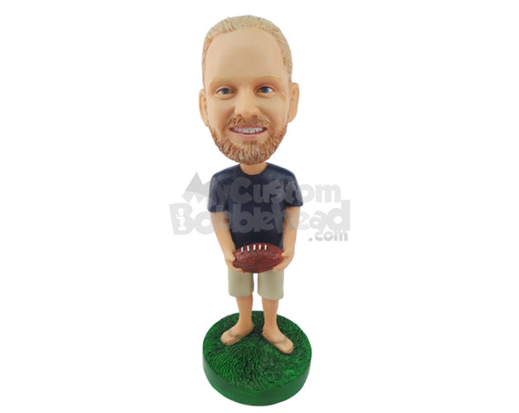 Soccer Player Bobblehead Polyresin