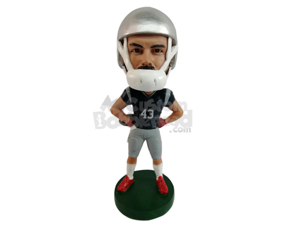 Soccer Player Bobblehead Polyresin