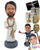 Custom Bobblehead Enlightend man wearing robes waiting to serve the lord - Super Heroes & Movies Movie Characters Personalized Bobblehead & Action Figure