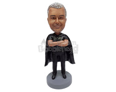 Custom Bobblehead Malicious evil guy wit crossed arms feeling the dark force - Super Heroes & Movies Movie Characters Personalized Bobblehead & Action Figure