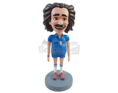 Custom Bobblehead Hilarious looking coach with big belly and very skinny legs - Super Heroes & Movies Movie Characters Personalized Bobblehead & Action Figure