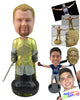Custom Bobblehead Gladiator With A Sword - Super Heroes & Movies Movie Characters Personalized Bobblehead & Cake Topper