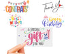 Greeting Card Add-on - Thank You, Congrats, Best Wishes, A Special Gift For You, Happy Birthday