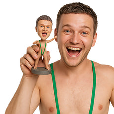 Custom Bobblehead Sexy Boy Stripper Showing The Way - Sexy & Funny Sexy & Naughty Personalized Bobblehead & Cake Topper