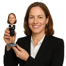 Custom Bobblehead Air Hostess Ready To Assist You - Careers & Professionals Arms Forces Personalized Bobblehead & Cake Topper