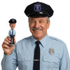 Custom Bobblehead Police Officer In Shirt And Tie With Heavy Boots - Careers & Professionals Arm Forces Personalized Bobblehead & Cake Topper
