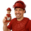 Custom Bobblehead Fearless Baseball Catcher About To Catch A Ball - Sports & Hobbies Baseball & Softball Personalized Bobblehead & Cake Topper