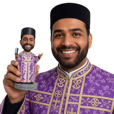 Custom Bobblehead Traditonal religious priest, preaching the ways to salvation - Wedding & Couples Priests & Officiants Personalized Bobblehead & Action Figure