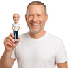 Custom Bobblehead Happy Lad Full With Enthusiasm Rocking With Hands In His Pocket - Leisure & Casual Casual Males Personalized Bobblehead & Cake Topper