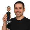 Custom Bobblehead Dude Wearing A T-Shirt And Jeans With Cool Sneakers On - Leisure & Casual Casual Males Personalized Bobblehead & Cake Topper