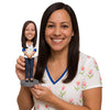 Custom Bobblehead Gorgeous Girl Wearing A Top And Jeans With Pencil Shoes - Leisure & Casual Casual Females Personalized Bobblehead & Cake Topper