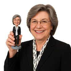 Custom Bobblehead Gorgeous Female A Jacket, Trendy Pants Pant Formal Shoes - Leisure & Casual Casual Females Personalized Bobblehead & Cake Topper