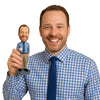 Custom Bobblehead Office Man Holding Coffee In His Hands - Leisure & Casual Casual Males Personalized Bobblehead & Cake Topper