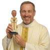 Custom Bobblehead Religious Priest Ready For The Ceremony - Wedding & Couples Priests & Officiants Personalized Bobblehead & Cake Topper