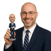 Custom Bobblehead Cool Businessman Wearing Suit And Boots Making Some Note - Careers & Professionals Corporate & Executives Personalized Bobblehead & Cake Topper