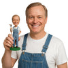 Custom Bobblehead Gardener In Overall Ready To Cultivate - Careers & Professionals Gardener Personalized Bobblehead & Cake Topper