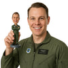 Custom Bobblehead Fighter Jet Pilot - Careers & Professionals Arms Forces Personalized Bobblehead & Cake Topper