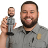 Custom Bobblehead Police Agent In Formal Attire Out To Guard The City - Careers & Professionals Arm Forces Personalized Bobblehead & Cake Topper