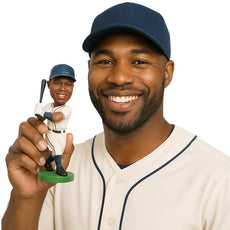 Custom Bobblehead Strong Baseball Player Hitting It Out Of The Park - Sports & Hobbies Baseball & Softball Personalized Bobblehead & Cake Topper