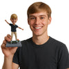 Custom Bobblehead Boy Skate Boarder Wearing Casual Outfit And Doing Some Tricks - Sports & Hobbies Skiing & Skating Personalized Bobblehead & Cake Topper