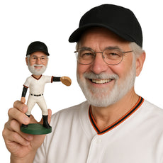 Custom Bobblehead Fast Baseball Pitcher In His Pitching Stride - Sports & Hobbies Baseball & Softball Personalized Bobblehead & Cake Topper