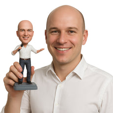 Custom Bobblehead Male Standup Comedian Telling Dirty Jokes - Sports & Hobbies Miscellaneous Hobbies Personalized Bobblehead & Cake Topper