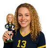 Custom Bobblehead Volley Ball Player With Her Ball And Uniform - Sports & Hobbies Volleyball Personalized Bobblehead & Cake Topper