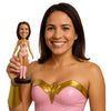 Custom Bobblehead Gorgeous Female Superhero In Action Costume And High Boots - Super Heroes & Movies Super Heroes Personalized Bobblehead & Cake Topper