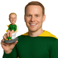 Custom Bobblehead Superhero Poopy Pants - Super Heroes & Movies Super Heroes Personalized Bobblehead & Cake Topper