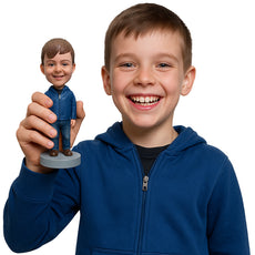 Custom Bobblehead Beautiful Kid Wearing Jacket With Jeans And Fancy Boots - Parents & Kids Babies & Kids Personalized Bobblehead & Cake Topper
