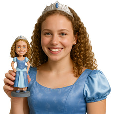 Custom Bobblehead Small Girl Dressed As a Magical Princess - Parents & Kids Babies & Kids Personalized Bobblehead & Cake Topper