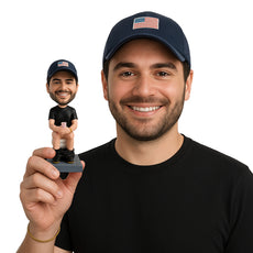 Custom Bobblehead Dude having a good time on the toilet with his cellphone - Sexy & Funny Funny Personalized Bobblehead & Action Figure