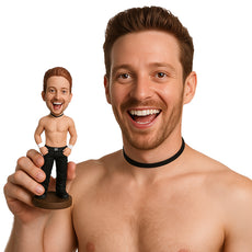 Custom Bobblehead Sexy Male Stripper - Sexy & Funny Sexy & Naughty Personalized Bobblehead & Cake Topper