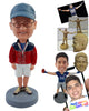 Custom Bobblehead Casual male ready to start excersize weraing classical running cloth - Leisure & Casual Casual Males Personalized Bobblehead & Action Figure